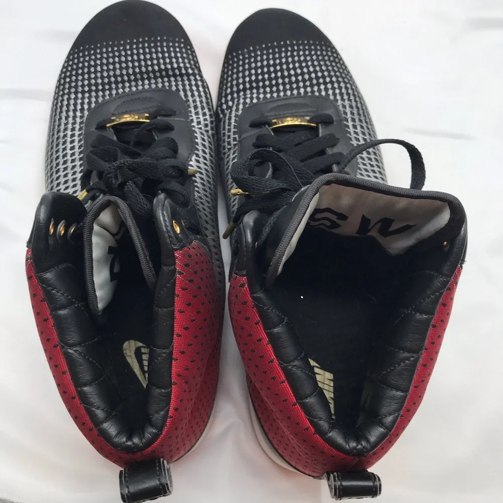 Nike KD 8 Lifestyle Black red silver men’s sneakers size 12 - Picture 10 of 11